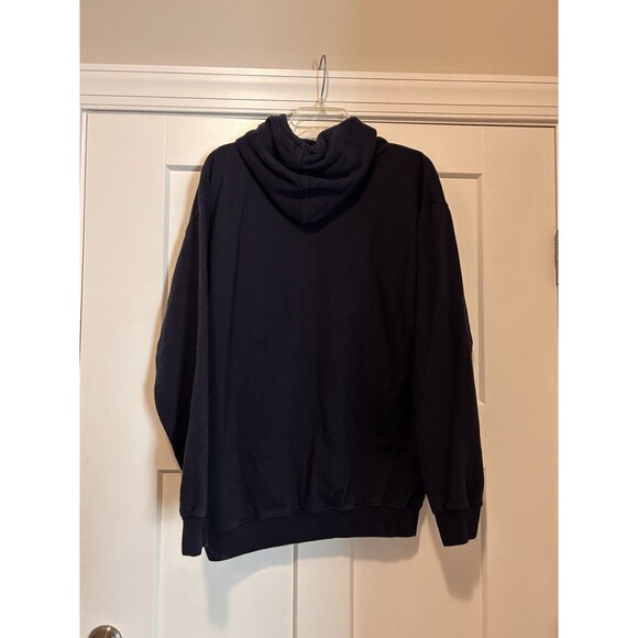 Atlanta Braves Wright &Ditson Navy Blue jersey Pullover hoodie Size Large Unisex - Picture 4 of 4